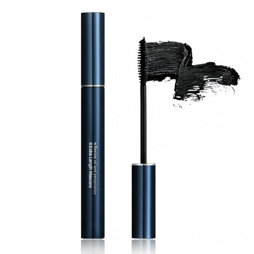 Mascara Nero Waterproof, Lunga Durata, Ispessente, Volume & Lunghezza, Anti-Sbavature, Senza Grumi, Curl, Naturale (1 Pezzo)