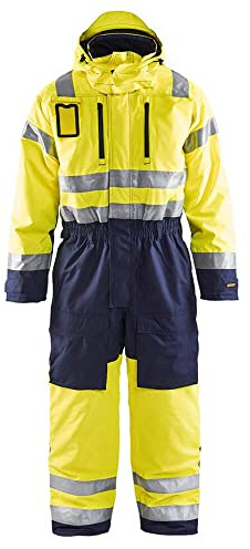 Blaklader 67631977 WINTER INSGESAMT HOHES VISUM, Gelb/Marine, grootte C60