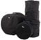 XDrum Studio Drumbag Set, Schlagzeugtaschen in Studio Größen: 20, 14, 12, 10 und 14,5 (wasserabweisend, innenpolsterung, stabile Tragegriffe)