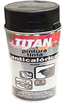 Titan S09030240, Pintura Spray Anticalórica, Negro mate, 400 ml