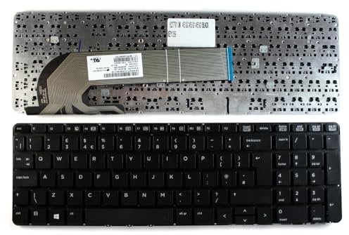 Power4Laptops UK Layout Black Replacement Laptop Keyboard Compatible With HP Probook 450 G1