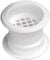 Mini Circle Collar Air Vent Grille Door Ventilation Cover White Color 4pcs