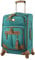 Steve Madden Designer-Gepäckkollektion – Leichter Softside-Koffer für Damen und Herren – strapazierfähige 50,8 cm große Tragetasche mit 4 rollenden Spinner-Rädern, Harlo Teal Blue, 50,80 cm,