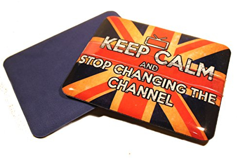 Keep Calm Mikrofaser-Display-Reiniger für Fernseher, Plasma, LCD, Laptop, Tablet, PC, iPad, MacBook, Computer, antistatisch, mit Riemen, umweltfreundliche Alternative zu Bildschirmtüchern