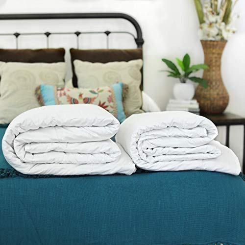 Silk Bedding Direct. Two Premium Mulberry Silk-Filled Duvets. Summer Plus Spring/Autumn Combo. Super King, 260cm x 220cm / 102 x 87. Enveloping Your Dreams in Pure Mulberry Silk.