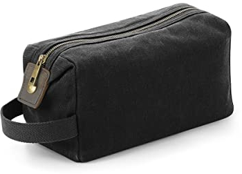 Quadra QD651 Heritage Waxed Canvas Wash Bag