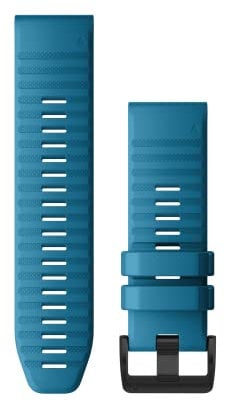 Garmin Quickfit-Armband 26mm, passend für X-Modelle der Fenix-Serie, Quatix-Serie, Instinct 2; Epix Pro 51mm, Enduro (2), D2 Mach1 Pro, Descent Mk1/ Mk2/ Mk3i-51mm, Tactix-Serie, Lichtblau