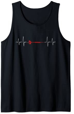 Dartboard Grafik Dart Spieler Eat Sleep Darts Repeat Tank Top
