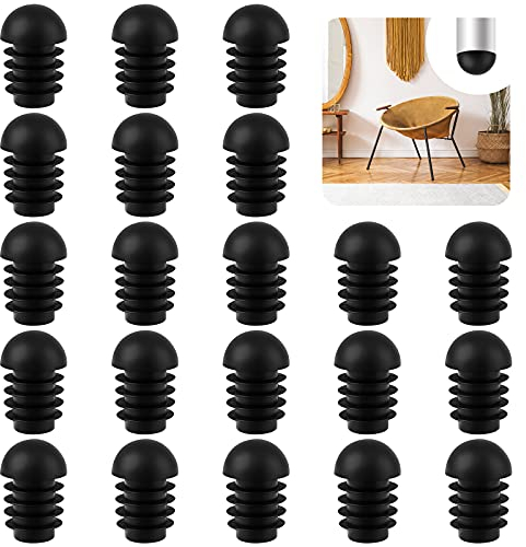 50 Pcs Protection Pied de Chaise, Embout Pied de Chaise 19mm, Couvre-Jambes de Chaise, Bouchon Pied de Chaise Embout Entrant Rond pour Chaise pour Protéger Les Meubles