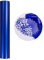 Heinaroman Selbstklebende Vinylfolie Plotter - 30x305cm Plotterfolie Selbstklebend Matt Vinyl Rollen, Permanente Selbstklebende Metallic Vinylfolie für Aufkleber, Cric, Scrapbooking (Metallic-Blau)