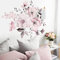 duoyif Wandtattoo Aquarell Blumen Vintage, Wandsticker Aquarell Blumen Wand Aufkleber Deco, Blume Blüte Pflanze Wandbild Wandaufkleber Für Wohnzimmer Schlafzimmer Kinderzimmer Küchenmöbel (58 * 52cm)