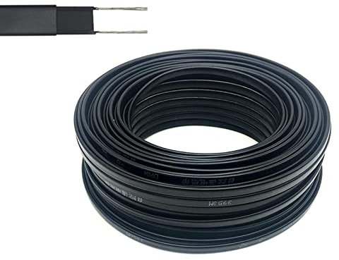 BOYUYO Cavo Riscaldante per Tubi Cavo Riscaldatore Serra Piante 220V~ 230v Autoregolante Non Necessario Termostato (Color : Ø8mm-20W/m, Size : 10m)