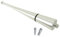 Silver Aluminium Car Antenna, 10cm Universal Bee Sting AM/FM Radio Aerial For 5mm & 6mm Fittings
