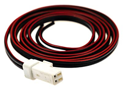 Fahrrad E-Bike Lichtkabel Doppelkabel 700mm 2-polig zweiadrig Light Cable