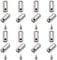PH PandaHall 30 ensembles de Lacets, Embouts de Lacets en Métal Aglets Vis Aglets Embouts de Lacets Cordons Embouts de Lacets en Métal Sans Couture pour Baskets, Sweats à Capuche, Cordons Élastiques