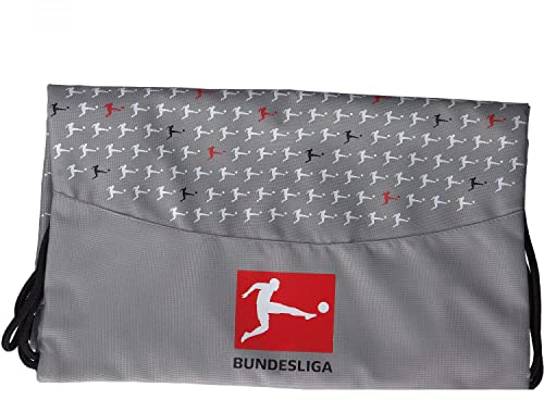 Derbystar Unisex – Erwachsene Bundesliga v22 Sportbeutel, Grau Schwarz Rot, 9 l