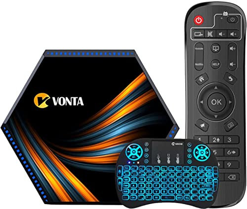 Android 11.0 TV Box, 8GB RAM 128GB ROM RK3566 CPU Dual-WiFi 2.4G/5G Ethernet 1000M/100M LAN Bluetooth 4.2 con 8K/6K/3D/USB 3.0 con Mini Teclado Inalámbrico,8gb+128gb