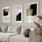 HEHGVCF 3 Stücke Poster Set Wandbilder Schwarz Beige Gold Marmor Geometrische Bilder, Wandbild Print Bilder für Wohnzimmer Home Deko Bilder Gold Ohne Rahmen (Beige Gold,50 x70cm)