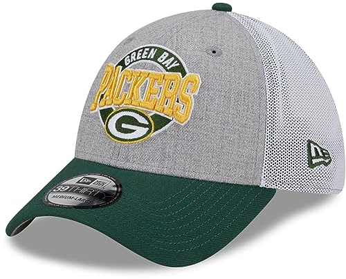 New Era 39Thirty Stretch Mesh Cap - Green Bay Packers - S/M
