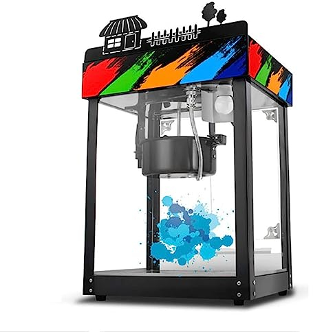 FARUTA Multi-Function Automatic Popcorn Machine, Commercial Large-Capacity Stall Popcorn Popper Maker, for Party Movie Nights