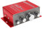 Hiraith Amplificador Estéreo de para Automóvil, Amplificador de Potencia para Automóvil 4 Campo de Sonido MP3 CD DVD Entrada DC 12V 4 Canales para Sistema de Sonido