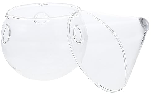 Kichvoe 1pièce Bol Transparent pour Salade Et Fruits Design Élégant Et Artistique pour Dîners Et Réceptions