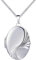 JEVELION Fotomedaillon Medaillon Anhänger Silber 925 für 2 Bilder Amulett für Damen mit Kette zum Öffnen Mit Panzerkette - Kettenlänge 60 cm.
