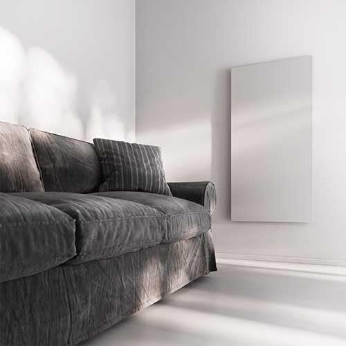 heatness Infrarotheizung Glas Keramik Wand, XL – Wandheizung energiesparend, 800 Watt, Heizkörper zur Wandmontage, Keramik-Heizung 60 x 120 x 2,5 cm für bis zu 15 m²