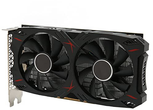 KIMISS 1060 6 GB Grafikkarte, GDDR5 192 Bits, Unterstützt 3 192 Bit PCI Express 3.0 X 16 PC-Gaming-Video-GPU 4K für Dual-Lüfter-Kühlsystem, DVI-Anschlüsse,