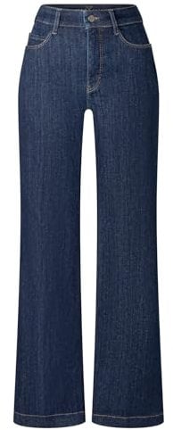 Mac - Damen 5-Pocket Jeans, Dream Wide Authentic (5439-90-0358L), Größe:W40, Länge:L30, Farbe:Fashion Rinsed (D683)