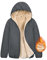 Yuson Girl Felpa Donna con Zip e Cappuccio Intera in Pile Foderata in Sherpa Manica Lunga Cappotto Felpa Caldo Giacca Outwear Donna Cerniera Hoodie Felpe Autunno Invernali Cardigan(Grigio, L)
