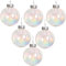 6pcs Auffällig Christbaumkugeln aus Plastik 10cm christbaumkugeln klar Klar Weihnachtskugeln Rund Kugeln Befüllbare DIY Weihnachten Deko zum Befüllen als Christbaumschmuck (6, 10cm)