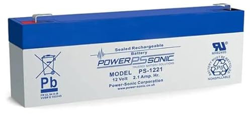 12V 2.1Ah Rechargeable Sealed Lead Acid Battery For Alarm Panels, Back Up Systems Etc