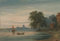 PSVDCTOO Gefeiert Wandbilder Kunst Poster Poster Bilder ein Blick entlang der Themse in Richtung Chelsea Old Church von Varley Vintage Wandbild für Heimdekoration 60x90cm