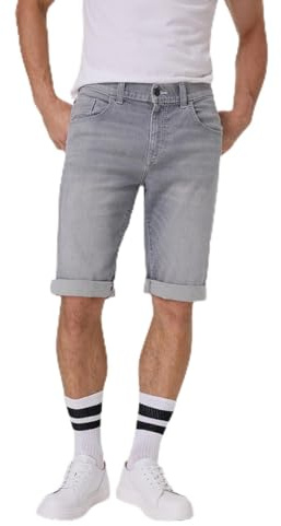 PIONEER AUTHENTIC JEANS Herren Hose ROUVEN | Männer Hose | Regular fit | Used + Buffies Washed | Grey Used Whisker 6759 9835 | 33
