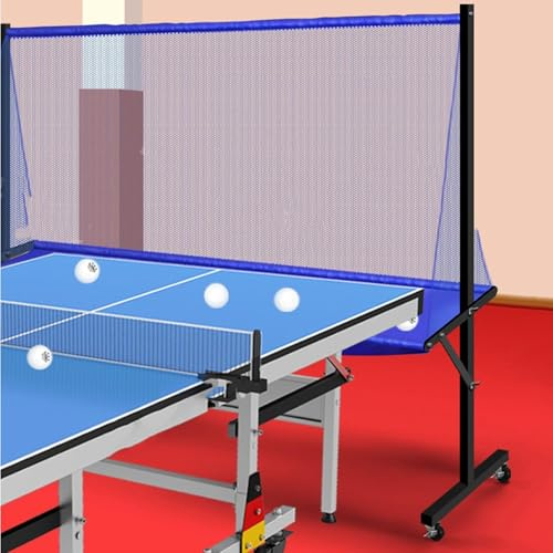 Red de captura de pelotas de tenis de mesa profesional, red de mesa de ping pong rodante, colección de red de captura de pelotas de tenis durante el entrenamiento con varias bolas, red de captura de p