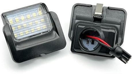 NOTEDI Auto Nummernschildbeleuchtung Lampe für VW Polo MK3 6N Hatchback 1994 1995 1996 1997 1998 1999,Langlebig Effizient Hochwertige Digitale Nummern Leuchten Fürs Auto