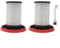 Vacuum HEPA Filter For BOSCH Unlimited For Gen2 Series 8 (1/2/4-Pack), Model 12036642/12023349, ABS Frame With Cleaning Brush, For BSS825CARP/BCS8/BKS8 (Not For Series 6/7)(2 PACK)