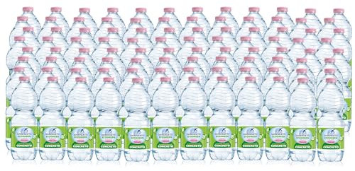Acqua Minerale San Benedetto Ecogreen, 96 Bottiglie da 0,5L, Acqua Oligominerale Naturale, Dissetante e Pura, Fonte Benedicta
