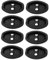 LOORGVEL 8pcs Car Silicone Door Lock Protective Cover Shock-absorbing Anti-collision Pads for Enhanced Vehicle Protection Various Models Easy to Install