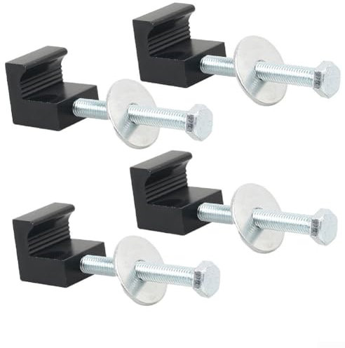 El montaje cruzado de aluminio ata abajo 4PCS para la caja de herramientas del camión con la configuración fácil