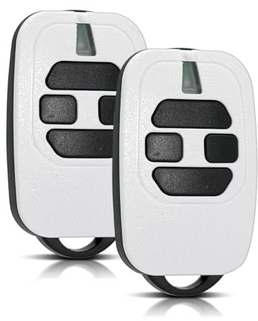 433,92 MHz Telecommande Portail DEA, Compatibles GTI2, GTI4, GT2/4, Mio TR2/4, TR2N, TR4N, 4 Canaux, télécommande pour portail et porte de garage avec portée jusqu’à 150 m