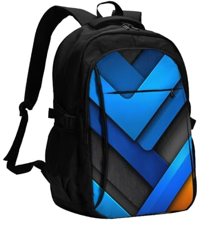 BOAIHH Shimmering Horizon Rucksack mit großem Fassungsvermögen, computerunabhängiges Fach, Druckentlastung, Arbeit, Pendeln