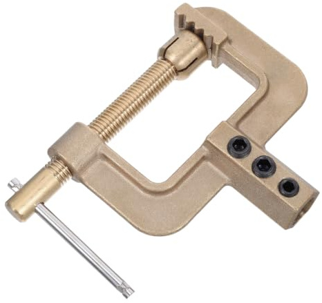 Operitacx 1 Set Welding Ground Clamp: C-Style Brass Earth Clamp with Jaw Opening for Welder Machine - Grounding Tool for Welding Use