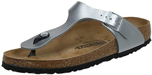 Birkenstock Gizeh Bf 043853 43853, Unisex - Kinder Sandalen, Silber (Silver), 42 EU