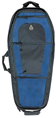 UTG Alpha Battle Carrier Sling Pack 30' Multi-Firearm Case - Black w/Electric Blue