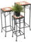 DanDiBo Blumenhocker Mosaik Eckig 3er Set 46, 54, 62 cm Blumenständer 12012 Beistelltisch Pflanzenständer Mosaiktisch