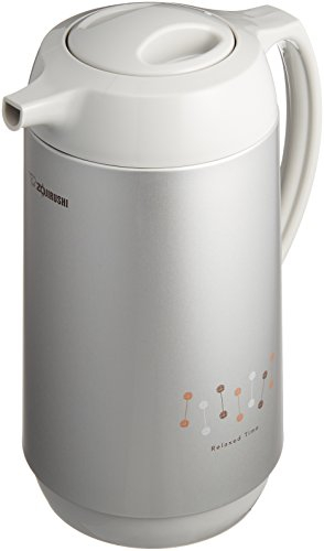 Zojirushi AG-KD10-HM Thermos en verre thermique de table, 1 000 ml, gris métallisé