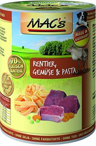 MAC's Dog mit Rentier & Gemüse ( getreidefrei ) 6 x 400 g