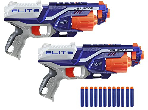 Nerf Elite - Pack de 2 Disruptor C2544 Multicolore Exclusivité sur Amazon